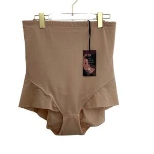 Honeylove The Super Power Brief Women 2X Sand Shape wear Sculpting Slimming NWT